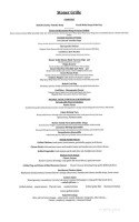 Stoner Grille menu