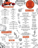 The Classy Crab menu