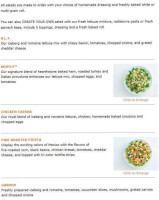 Saladworks menu