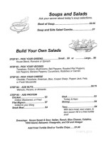 Smitty's Steaks menu