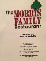 Morris Family Llc menu