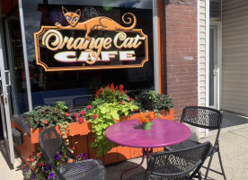 Orange Cat Cafe inside