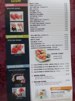 Fuji Teriyaki menu