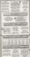 Joe's Crab Shack menu