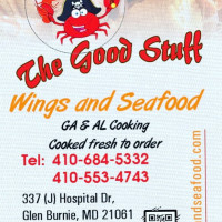 The Good Stuff Wings And Seafood food