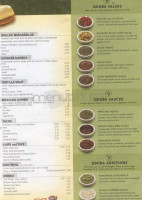 Qdoba Mexican Grill menu