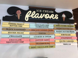 Parlour menu
