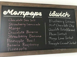 Parlour menu