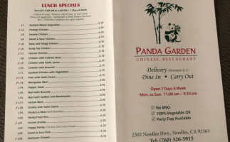 Panda Garden food