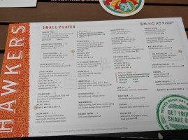 Hawkers Asian Street Food menu