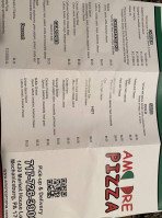 Amore Pizza Arcona menu