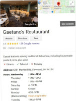 Gaetanos inside