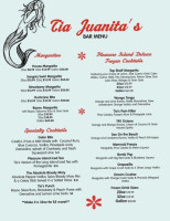 Tia Juanita’s Fish Camp menu