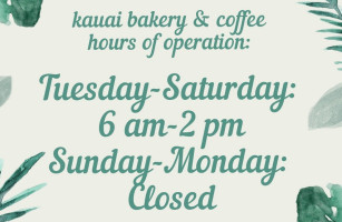 Kauai Bakery Coffee outside