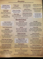 The Lunch Wagon Cafe menu