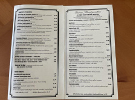 Heinrich's German Grill menu