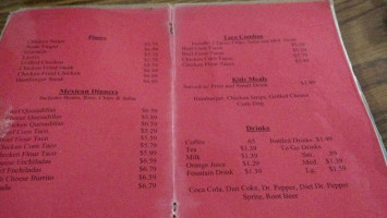 Mama Josie's Cafe menu