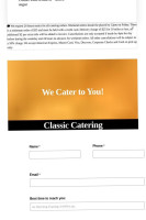 Classic Diner Catering inside