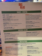 Dos Olas menu