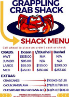 Grappling Crab Shack menu