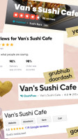 Van's Sushi Cafe food