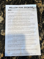Mellow Mink Brewing menu