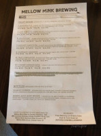 Mellow Mink Brewing menu