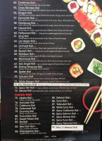 Sushi Heaven menu