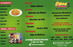 Delicias Chapinas food