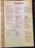 Marokko menu