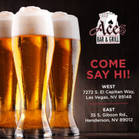 Aces Grill East food
