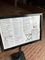 Stellar Juices menu