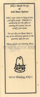 Arby's menu