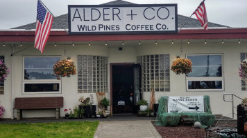 Alder Co. Wild Pines Coffee Co. outside