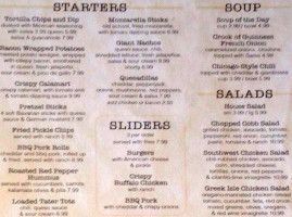 City Tap Grill menu