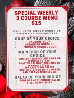 The Choice B.y.o.b menu