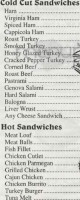 Genuardi's Family Markets menu