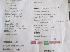 Cristina's menu