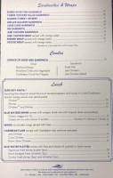 Blue Waters Caribbean Seafood Grill menu