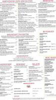 Babystacks Cafe menu