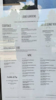 Char Steakhouse and Oyster Bar menu