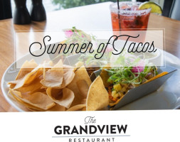 The Grandview And Lounge. food