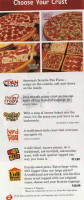 Crust Pizza menu