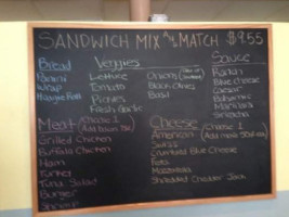 Canby's menu