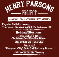 Henry Parson's Project food