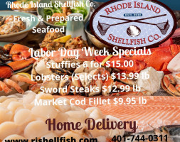 Rhode Island Shellfish Co. food