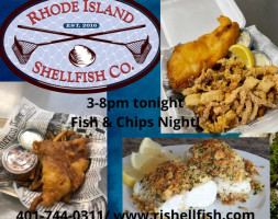 Rhode Island Shellfish Co. menu