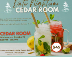 The Cedar Room food
