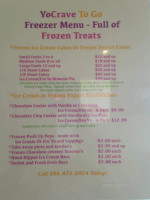 Yocrave menu