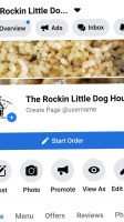 The Rockin Little Dog House food